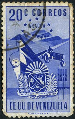 Venezuela (Estados Unidos) - 1951 - Brasao dos Estados - Aragua - 20C