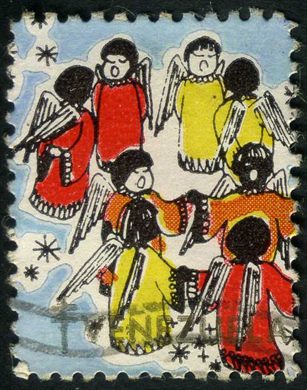 Venezuela (Vinhetas) - 1964 - Vineta Antituberculosis Navidad Coro de Anjos - Sem Valor