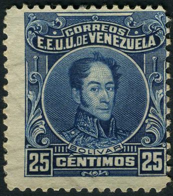 Venezuela - 1915 - Bolivar Definitivos - 25C