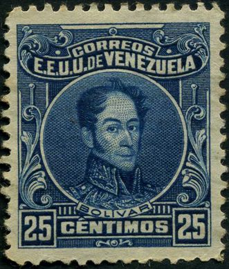 Venezuela - 1915 - Bolivar Definitivos - 25C