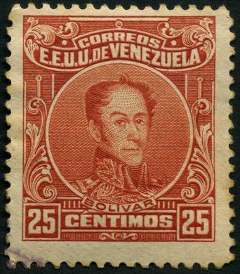 Venezuela - 1915 - Bolivar Definitivos - 25C