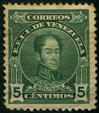 Venezuela - 1915 - Bolivar Definitivos - 5C