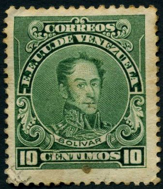 Venezuela - 1915 - Bolivar Definitivos - 10C