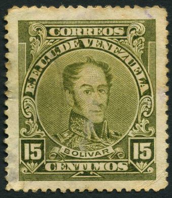 Venezuela - 1915 - Bolivar Definitivos - 15C