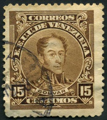 Venezuela - 1915 - Bolivar Definitivos - 15C
