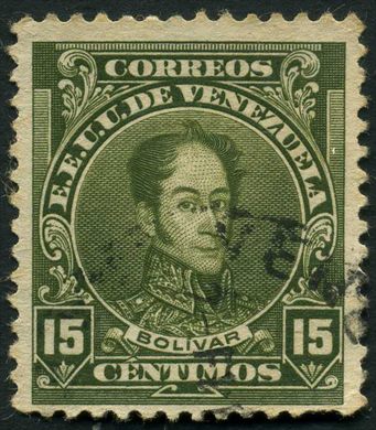 Venezuela - 1915 - Bolivar Definitivos - 15C