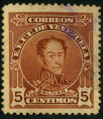 Venezuela - 1915 - Bolivar Definitivos - 5C