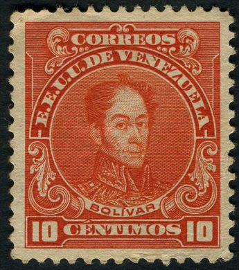Venezuela - 1915 - Bolivar Definitivos - 10C