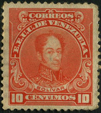 Venezuela - 1915 - Bolivar Definitivos - 10C