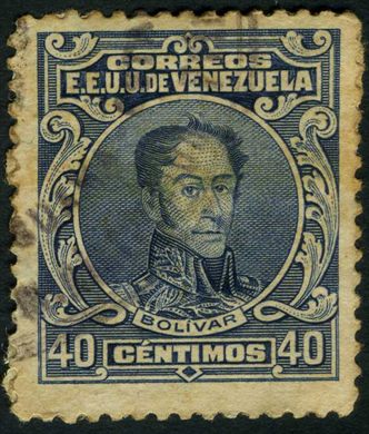 Venezuela - 1915 - Bolivar Definitivos - 40C