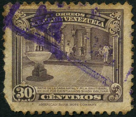 Venezuela - 1943 - Casa Natal Libertador - 30C