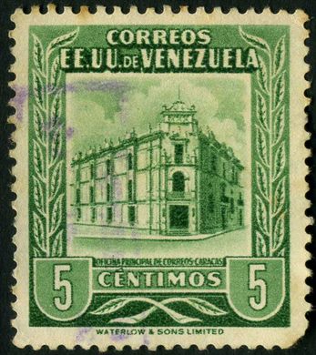 Venezuela - 1948 - Oficina Principal de Correos Caracas - 5C