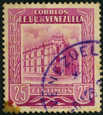 Venezuela - 1948 - Oficina Principal de Correos Caracas - 25C