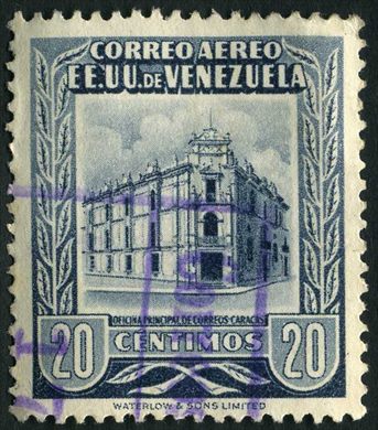 Venezuela - 1948 - Oficina Principal de Correos Caracas Aereo - 20C