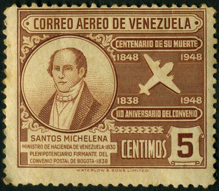 Venezuela - 1948 - Santos Michelena - 5C