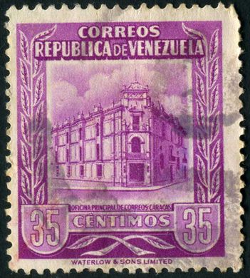 Venezuela - 1953 - Oficina Principal de Correos Caracas - 35C