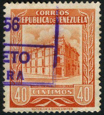 Venezuela - 1953 - Oficina Principal de Correos Caracas - 40C