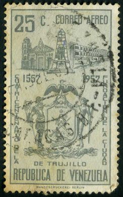 Venezuela - 1957 - Cuatricentenario Trujillo - 40C