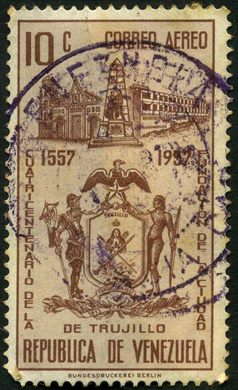 Venezuela - 1957 - Cuatricentenario Trujillo - 25C