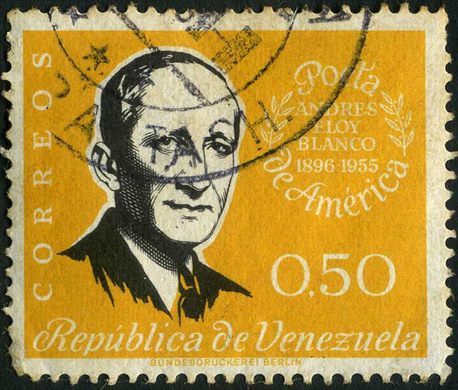 Venezuela - 1958 - Andres Eloy Blanco Poeta de America - 0.50Bs