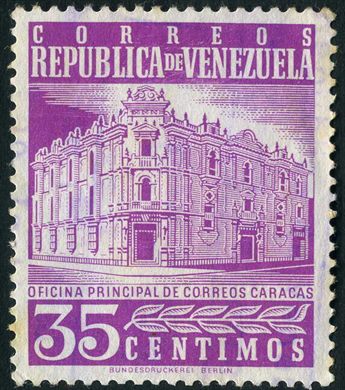 Venezuela - 1958 - Oficina Principal de Correos Caracas - 30C