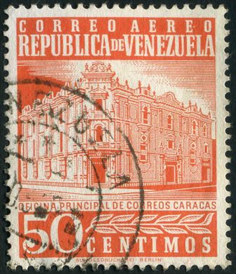 Venezuela - 1958 - Oficina Principal de Correos Caracas Aereo - 40C
