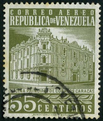 Venezuela - 1958 - Oficina Principal de Correos Caracas Aereo - 50C