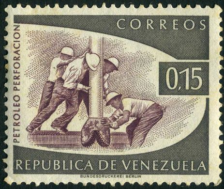Venezuela - 1958 - Petroleo Perforacion - 0.15Bs