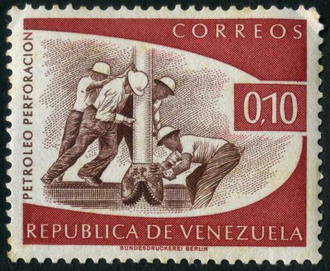 Venezuela - 1958 - Petroleo Perforacion - 0.10Bs