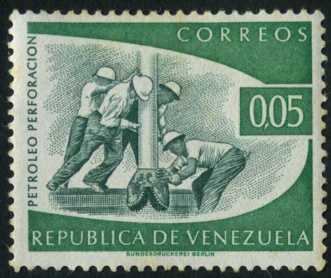 Venezuela - 1958 - Petroleo Perforacion - 0.05Bs