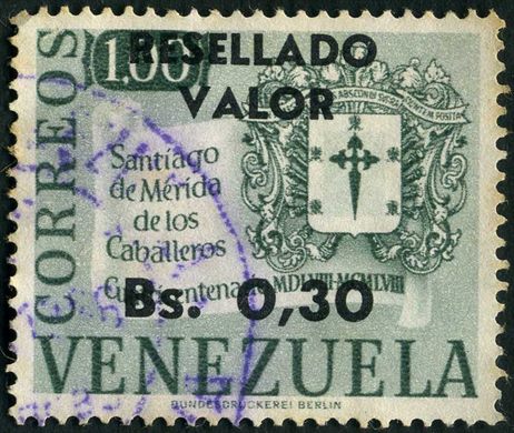 Venezuela - 1958 - Cuatricentenario Santiago de Merida de los Caballeros - 0.15Bs