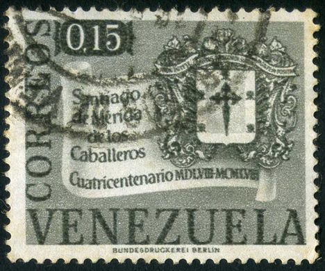 Venezuela - 1958 - Cuatricentenario Santiago de Merida de los Caballeros - 0.25Bs