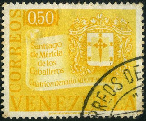 Venezuela - 1958 - Cuatricentenario Santiago de Merida de los Caballeros - 0.35Bs
