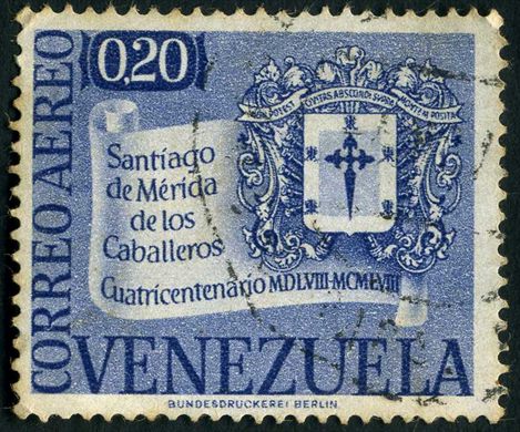 Venezuela - 1958 - Cuatricentenario Merida - 0.20Bs