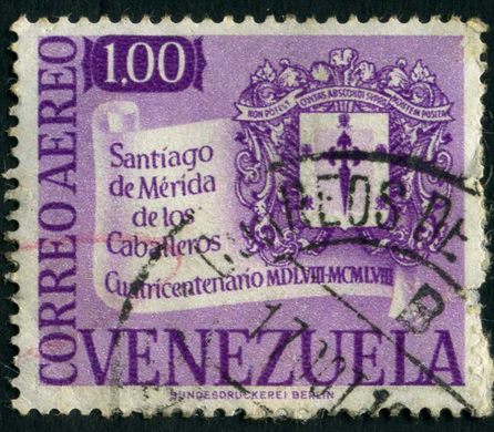 Venezuela - 1958 - Cuatricentenario Merida - 1Bs