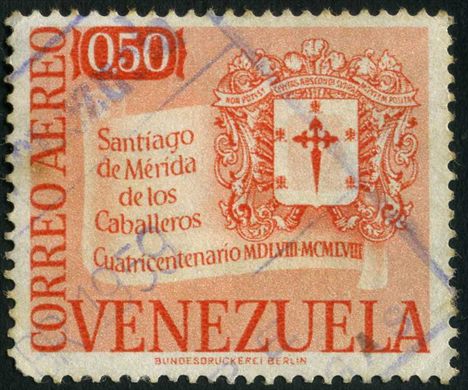 Venezuela - 1958 - Cuatricentenario Merida - 0.50Bs