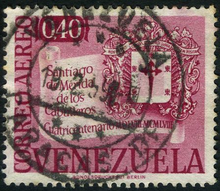 Venezuela - 1958 - Cuatricentenario Merida - 0.40Bs