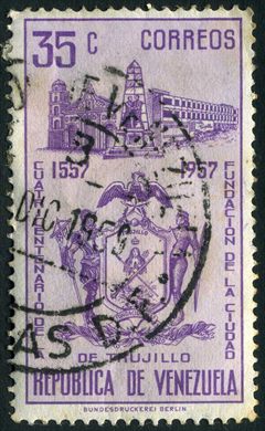 Venezuela - 1958 - Cuatricentenario Trujillo - 5C
