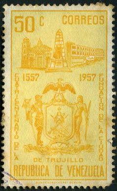 Venezuela - 1958 - Cuatricentenario Trujillo - 15C
