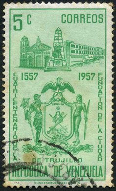 Venezuela - 1958 - Cuatricentenario Trujillo - 35C