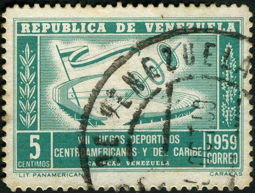 Venezuela - 1959 - VII Jogos Desportivos da America Central e Caraibas - 5C