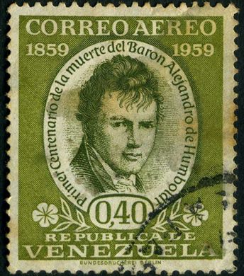 Venezuela - 1959 - Centenario Humboldt - 40C (Aereo)