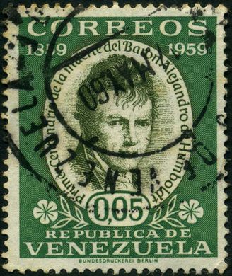 Venezuela - 1959 - Centenario Humboldt - 5C