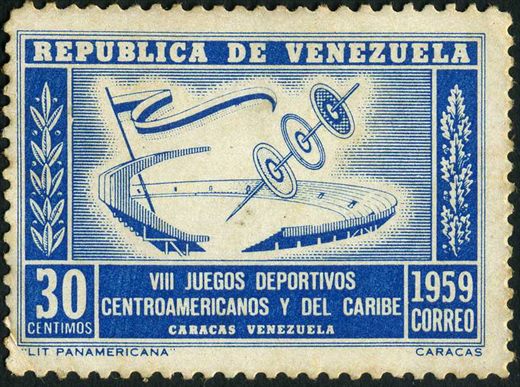 Venezuela - 1959 - VIII Juegos Centroamericanos y del Caribe - 30C