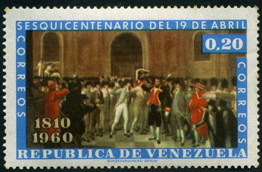 Venezuela - 1960 - Sesquicentenario 19 de Abril - 0.20Bs