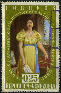 Venezuela - 1960 - 94 Aniversario Morte Dona Luisa Caceres de Arismendi - 0.25Bs