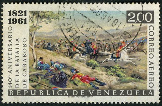 Venezuela - 1961 - Batalla de Carabobo - 2Bs