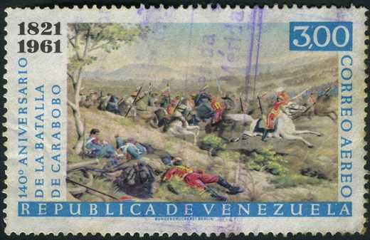 Venezuela - 1961 - Batalla de Carabobo - 3Bs