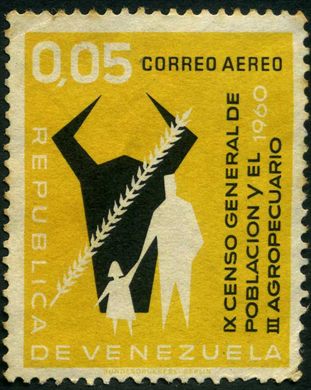 Venezuela - 1961 - IX Censo de Poblacion y III Agropecuario - 0.05Bs