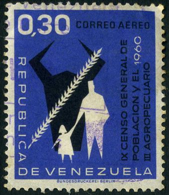 Venezuela - 1961 - IX Censo de Poblacion y III Agropecuario - 0.30Bs